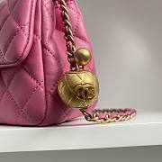 Chanel AS1786 Mini Flap Bag Pink Classic Size 18x13x7 cm - 3