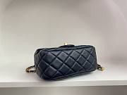 Chanel AS1786 Mini Flap Bag Blue Classic Size 18x13x7 cm - 5