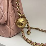 Chanel AS1786 Mini Flap Bag Light Pink Classic Size 18x13x7 cm - 6