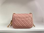 Chanel AS1786 Mini Flap Bag Light Pink Classic Size 18x13x7 cm - 4