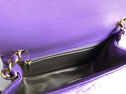 Chanel AS1786 Mini Flap Bag Purplel Classic Size 18x13x7 cm - 2