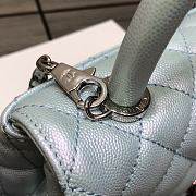 Chanel Coco handle Flap In Light blue Size 19 cm - 2