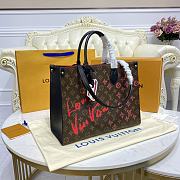 Louis Vuitton LV M45039 OnTheGo MM Tote bag Monogram Size 35 x 27 x 14 cm - 4