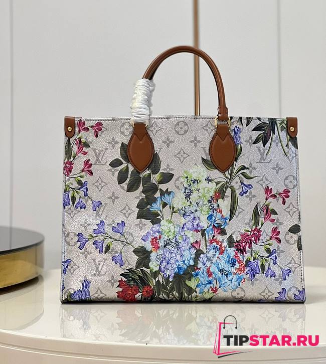 Louis Vuitton LV Onthego Floral Pattern Size 35 x 27 x 14 cm - 1