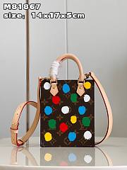 Louis Vuitton Petit Sac Plat Bag Monogram Size 17x14x5 cm - 5