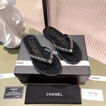 Chanel sandals  Black