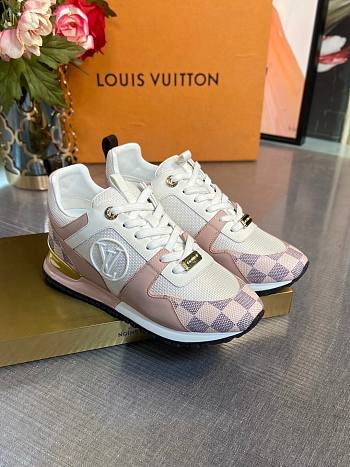 Louis Vuitton Run Away  Damier Azur canvas and calf leather