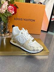 Louis Vuitton Run Away Damier Azur canvas and calf leather Beige - 2