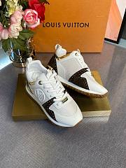 Louis Vuitton Run Away Damier Azur canvas and calf leather Brown - 5