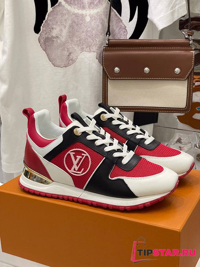 Louis Vuitton Run Away Sneaker Red - 1