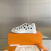 Louis Vuitton x Yayoi Kusama Time Out sneaker White Printed calf leather - 2