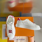 Louis Vuitton Sneaker Time Out White logo LV Pink - 4