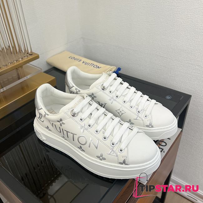 Louis Vuttion Time Out Sneaker Silver - 1