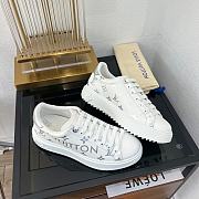 Louis Vuttion Time Out Sneaker Silver - 6