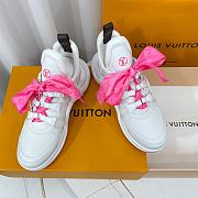  LV Archlight sneaker Monogram ribbon laces Pink - 1