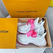  LV Archlight sneaker Monogram ribbon laces Pink - 3