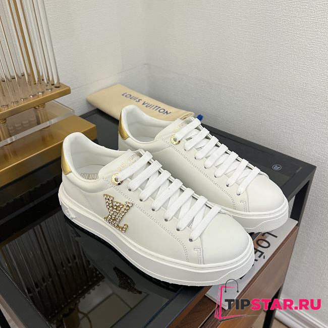 Louis Vuitton Time Out Sneaker Gold Monogram - 1