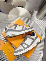 LOUIS VUITTON TRAINER SNEAKER GREY - 6