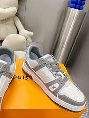 LOUIS VUITTON TRAINER SNEAKER GREY - 5