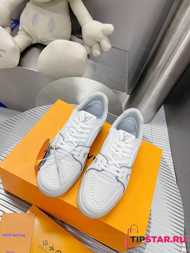 LOUIS VUITTON TRAINER SNEAKER WHITE - 1