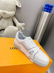 LOUIS VUITTON TRAINER SNEAKER WHITE - 3