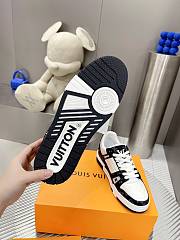 LOUIS VUITTON TRAINER SNEAKER BLACK - 3