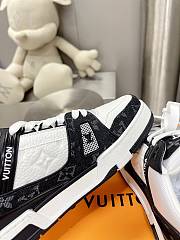 LOUIS VUITTON TRAINER SNEAKER BLACK - 2