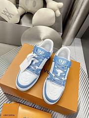 LOUIS VUITTON TRAINER SNEAKER BLUE - 1