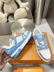 LOUIS VUITTON TRAINER SNEAKER BLUE - 6