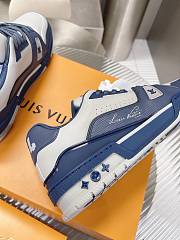 Louis Vuitton LV Trainers Blue  - 3