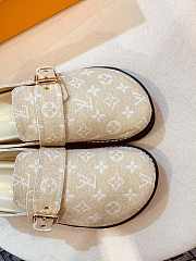  Louis Vuitton Sandal Cosy flat comfort Monogram denim Beige - 6