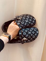 LV Sandal Cosy Flat Comfort Monogram Denim Black - 3