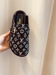 Louis Vuitton Sandal Cosy flat comfort Monogram denim Black - 2