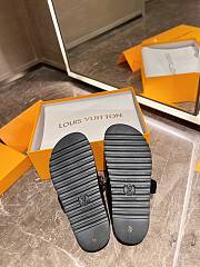 Louis Vuitton Sandal Cosy flat comfort Clog Black Patent Monogram canvas - 5