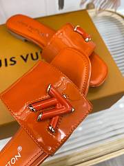 Louis Vuitton Shake Flat Mule Orange - 3