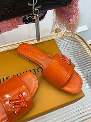 Louis Vuitton Shake Flat Mule Orange - 6