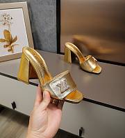 Louis Vuitton Shake mule Gold lambskin 9.5 cm   - 3