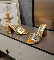 Louis Vuitton Shake mule Gold lambskin 9.5 cm   - 4