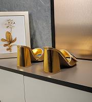 Louis Vuitton Shake mule Gold lambskin 9.5 cm   - 2