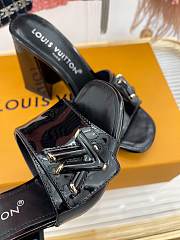 Louis Vuitton Shake mule Black lambskin 9.5 cm - 4