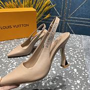 Louis Vuitton Sparkle Slingback Pump Beige - 4