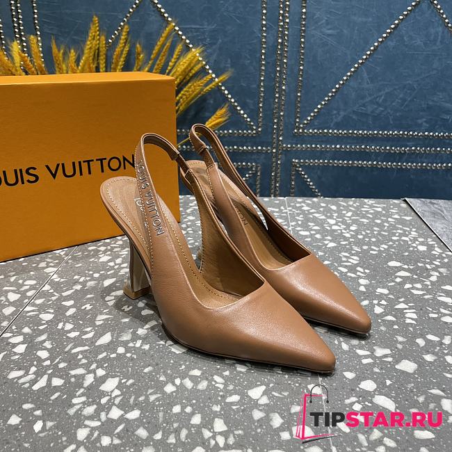 Louis Vuitton Sparkle Slingback Pump Brown - 1