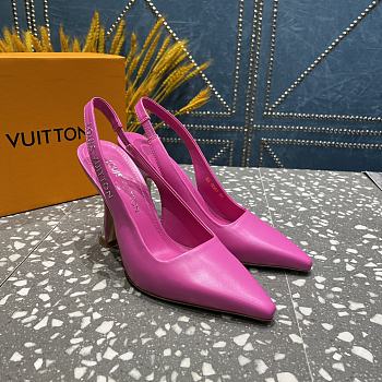 Louis Vuitton Sparkle Slingback Pump Pink