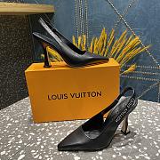 Louis Vuitton Sparkle Slingback Pump Black - 6