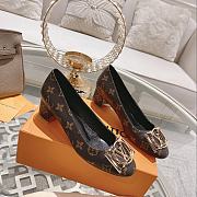 Louis Vuitton Madeleine Pump Cacao Patent Monogram canvas - 1