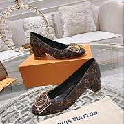 Louis Vuitton Madeleine Pump Cacao Patent Monogram canvas - 2