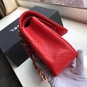 Chanel classic flap Bag Red Size 26x16x7 cm - 3