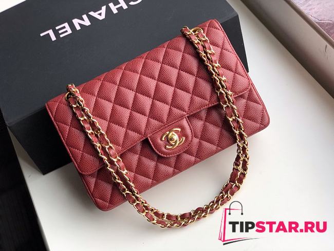 Chanel classic flap Bag Red 58123169 Size 26x16x7 cm - 1