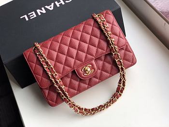 Chanel classic flap Bag Red 58123169 Size 26x16x7 cm