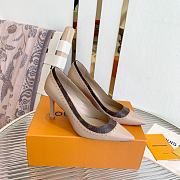 Louis Vuitton Signature Pump Nude Heel 7.5 cm - 1